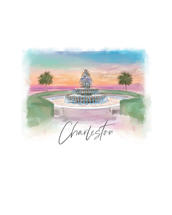 PINEAPPLE FOUNTAIN - Note Card