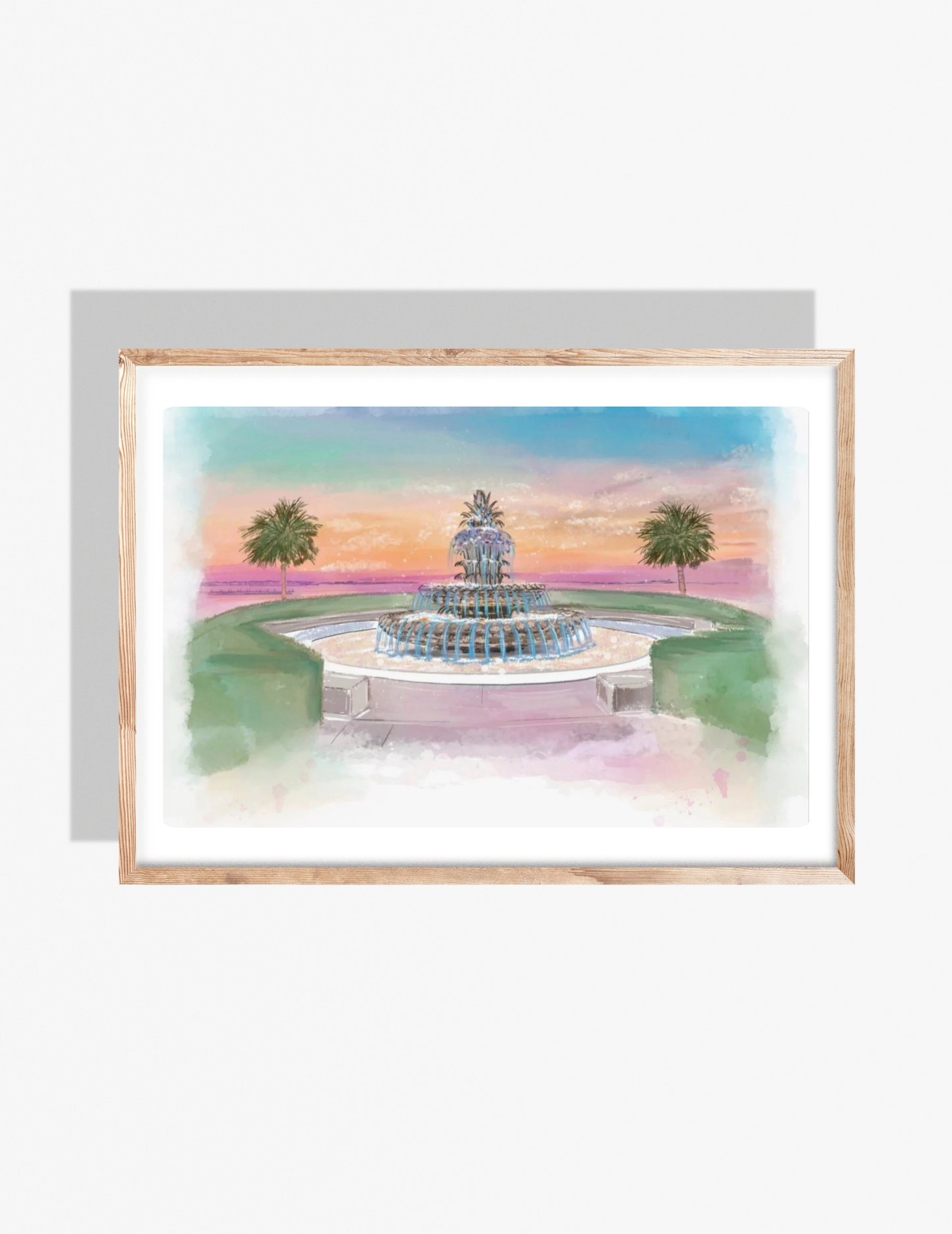 PINEAPPLE FOUNTAIN - Art Print