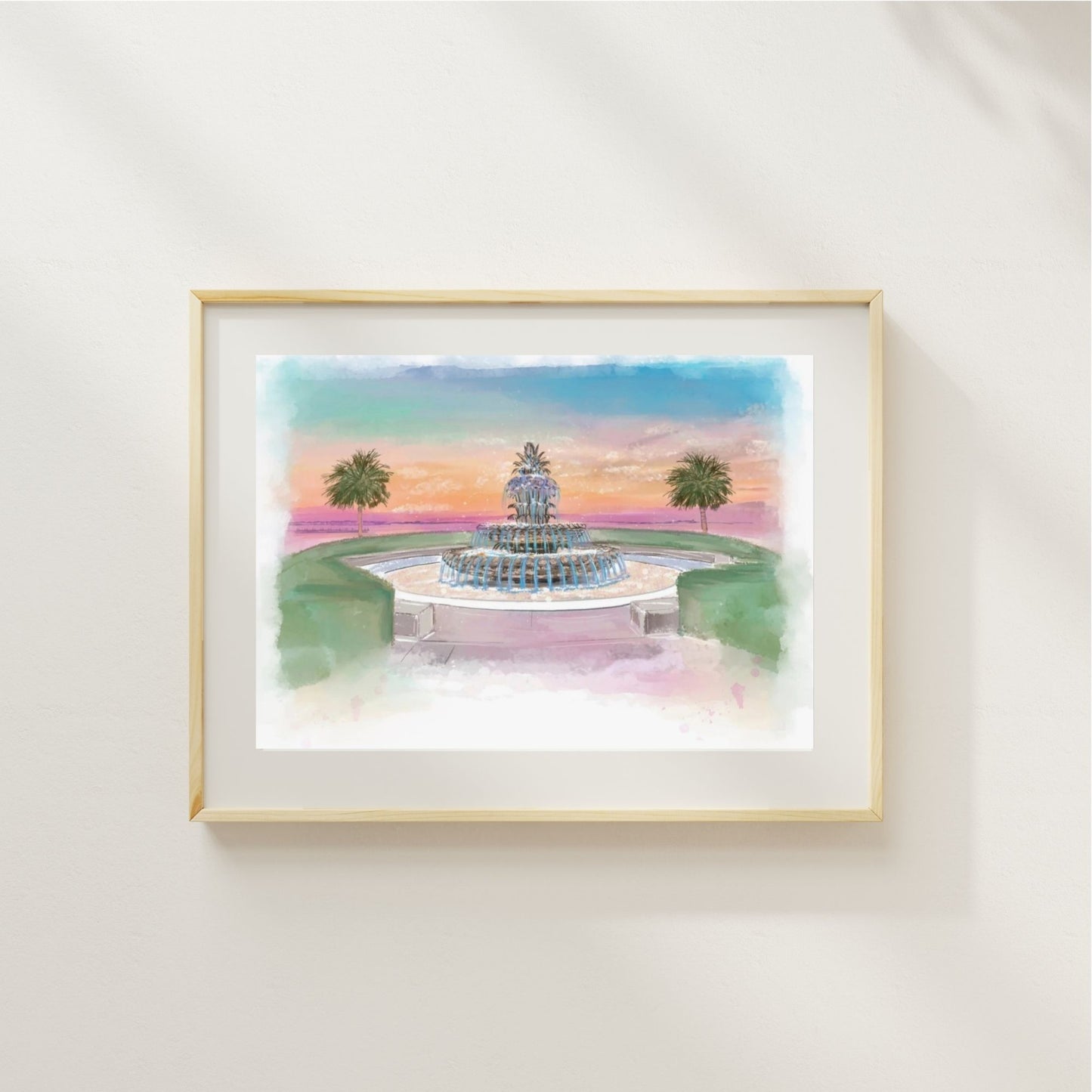 PINEAPPLE FOUNTAIN - Art Print