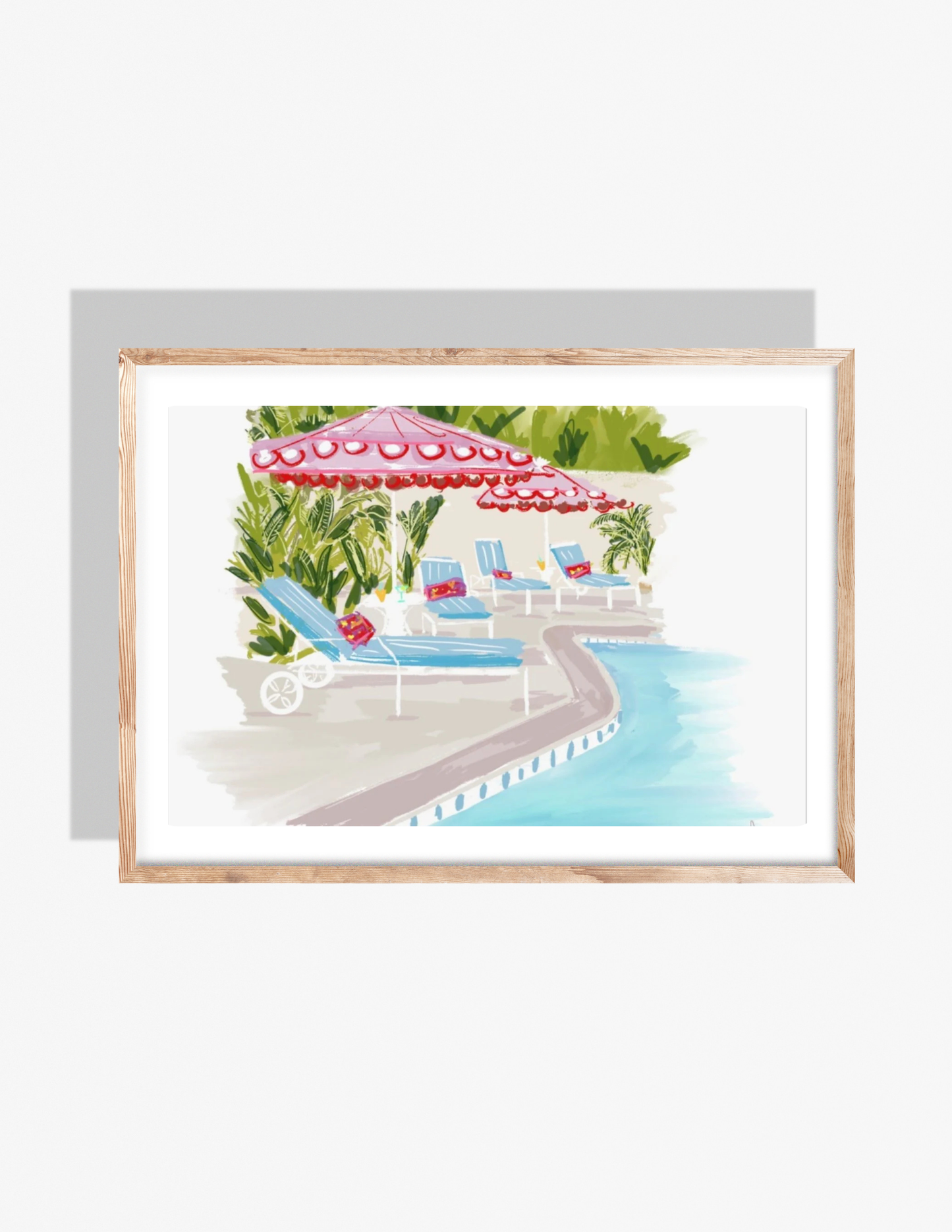 POOLSIDE - Art Print