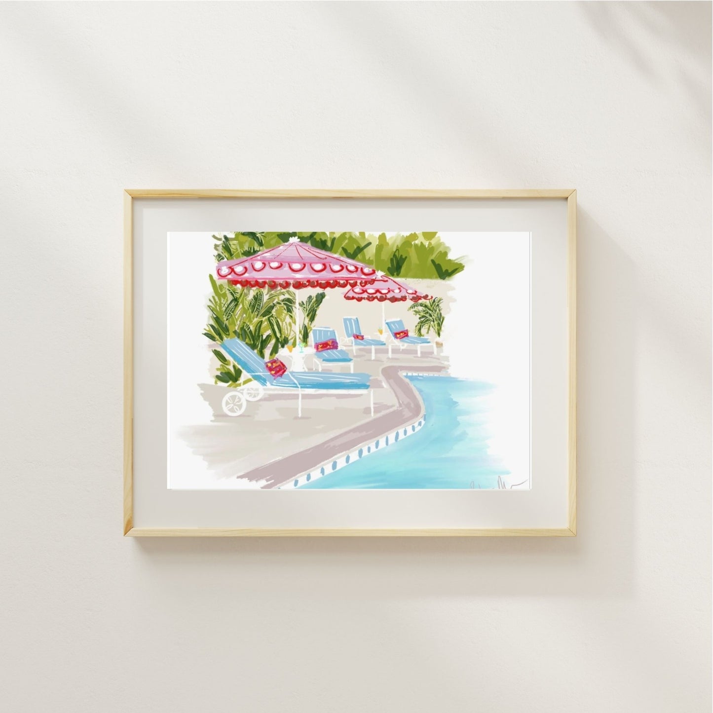 POOLSIDE - Art Print