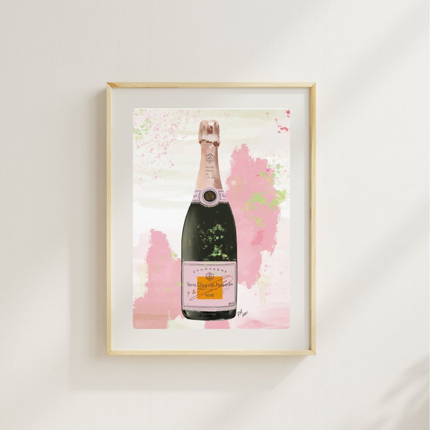 POP THE BUBBLY - Art Print