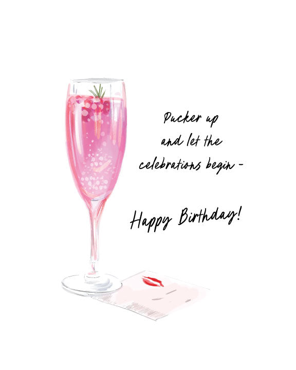 PUCKER UP - Note Card