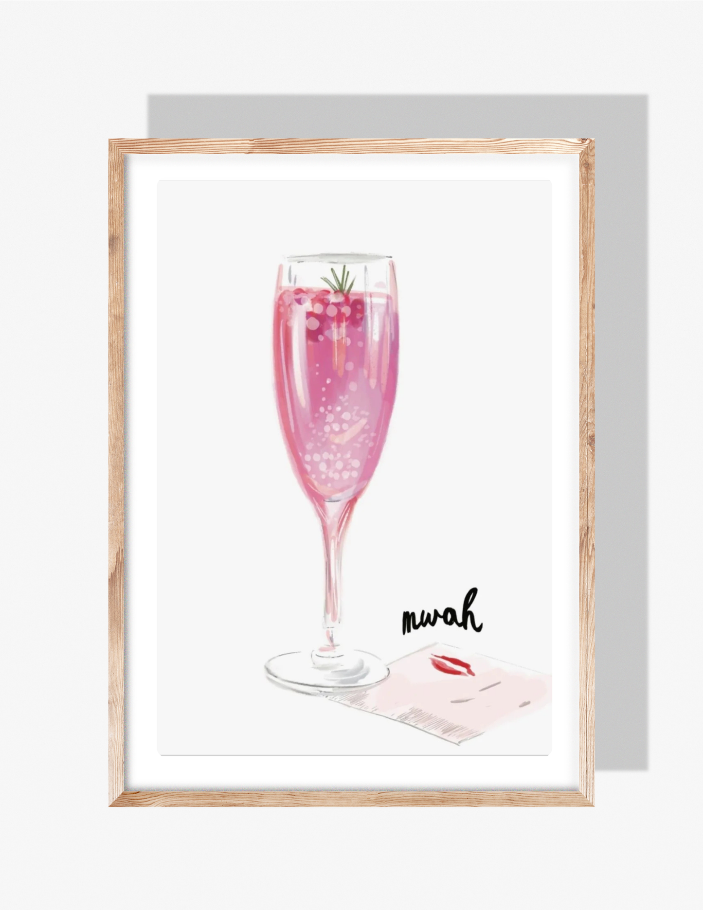 PUCKER UP MWAH - Art Print