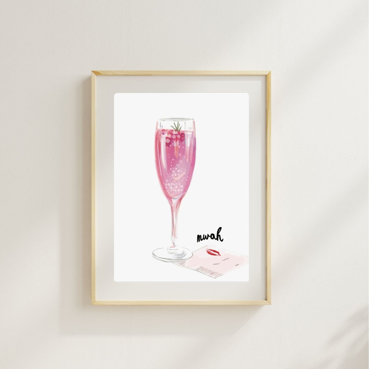 PUCKER UP MWAH - Art Print