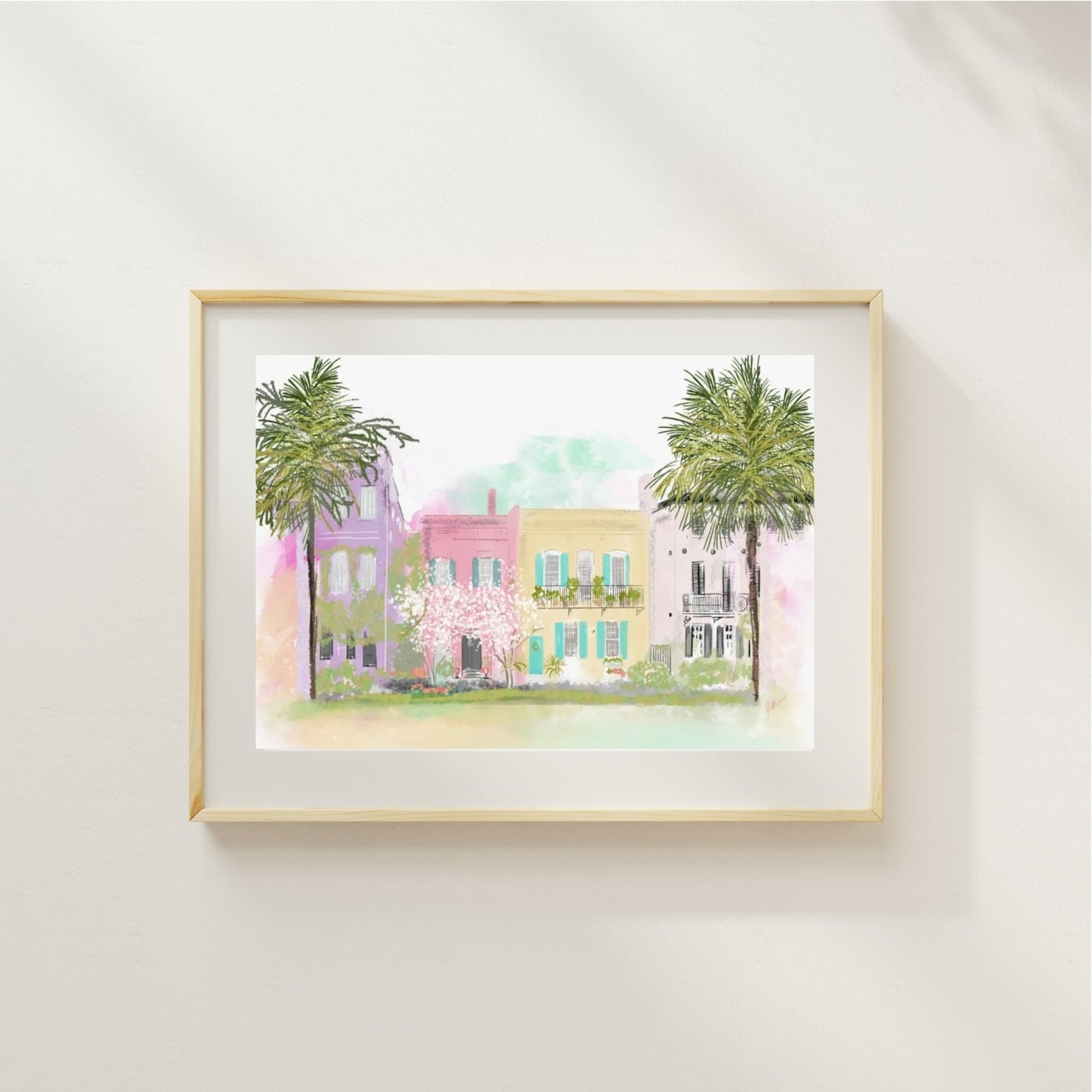 RAINBOW ROW - Art Print