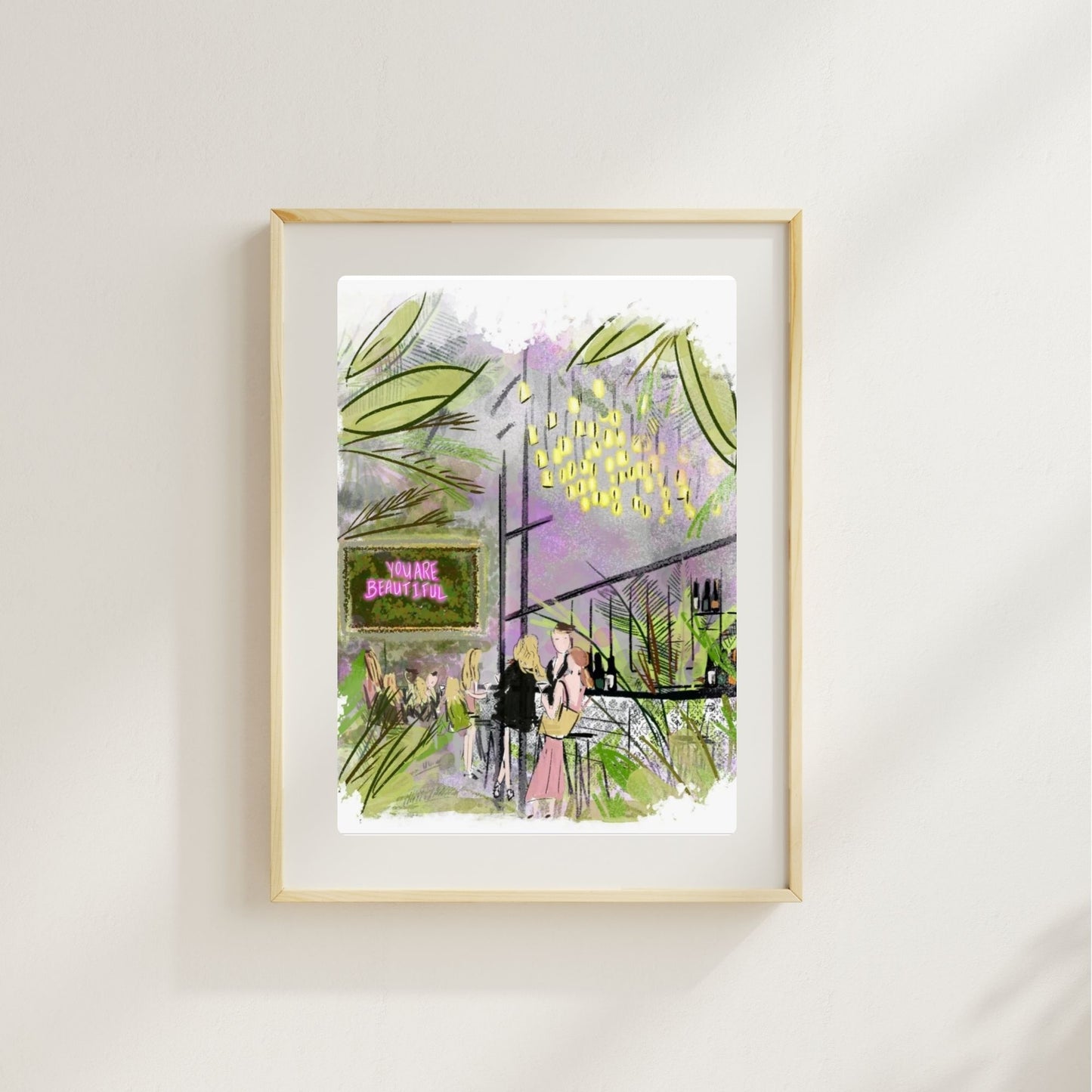 REPUBLIC GARDEN & LOUNGE - Art Print