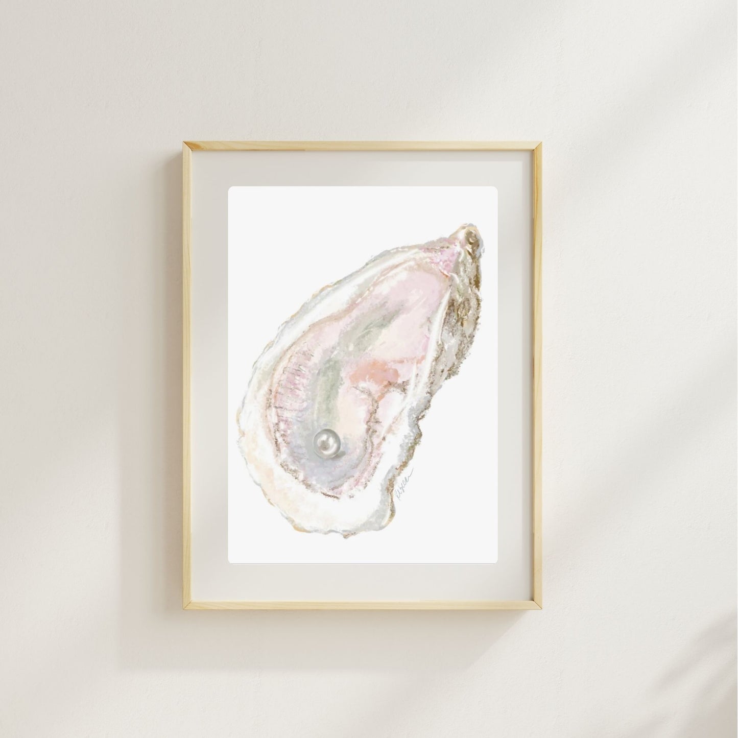 SINGLE OYSTER - Art Print