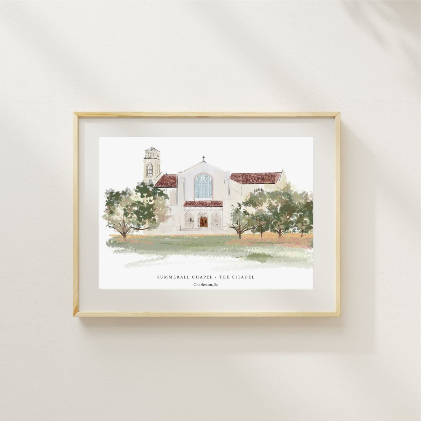SUMMERALL CHAPEL - Art Print
