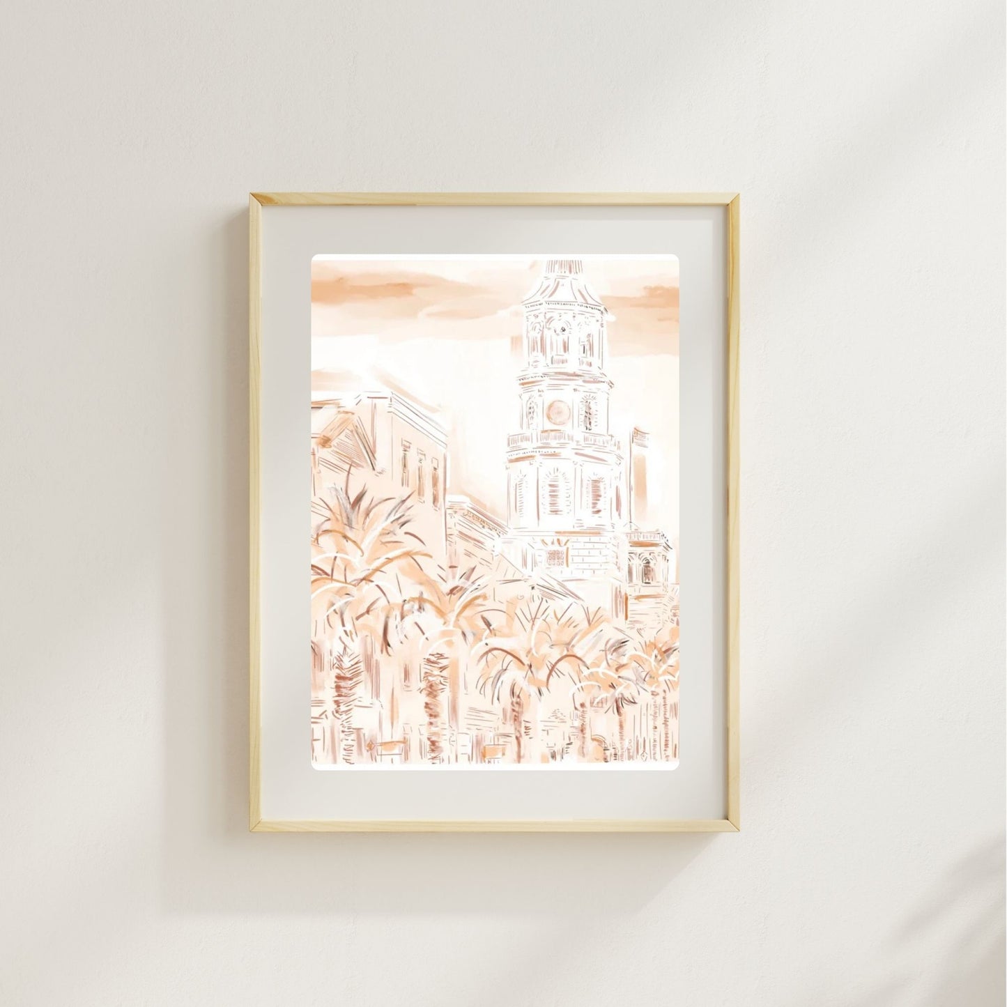 SUNSET IN CHARLESTON - Art Print