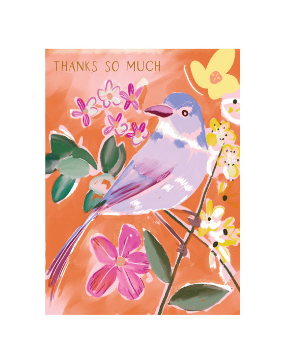 THANKS SO MUCH BIRD - Note Card