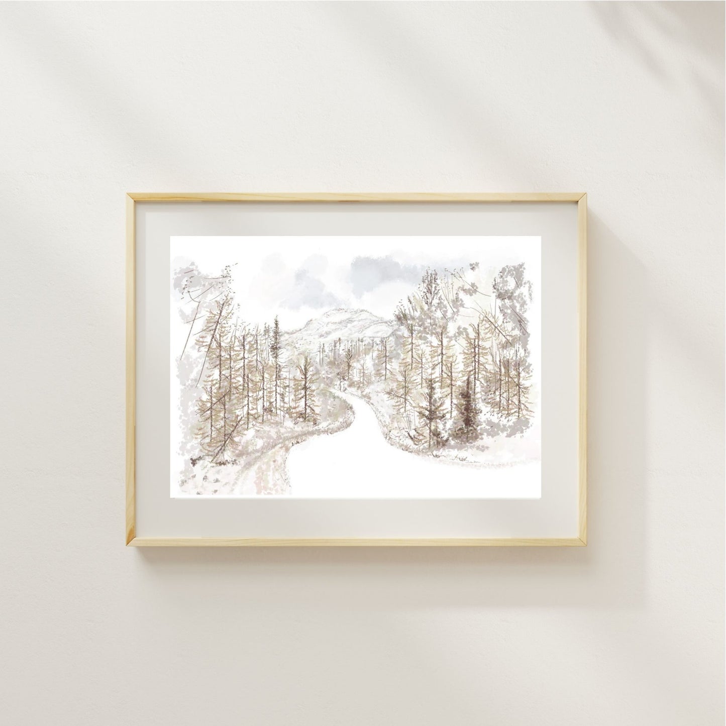 THANKSGIVING ROAD - Art Print