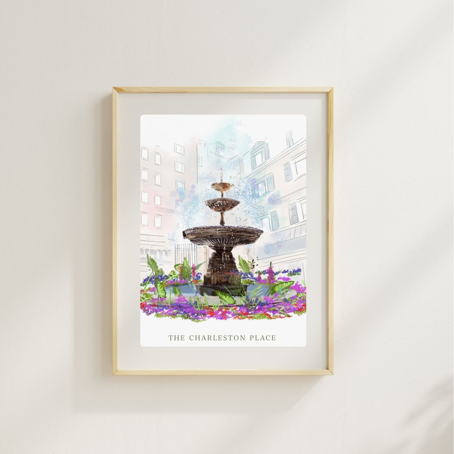 THE CHARLESTON PLACE - Art Print