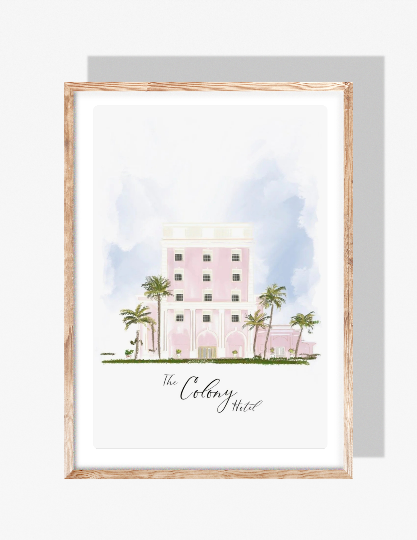 THE COLONY HOTEL - Art Print