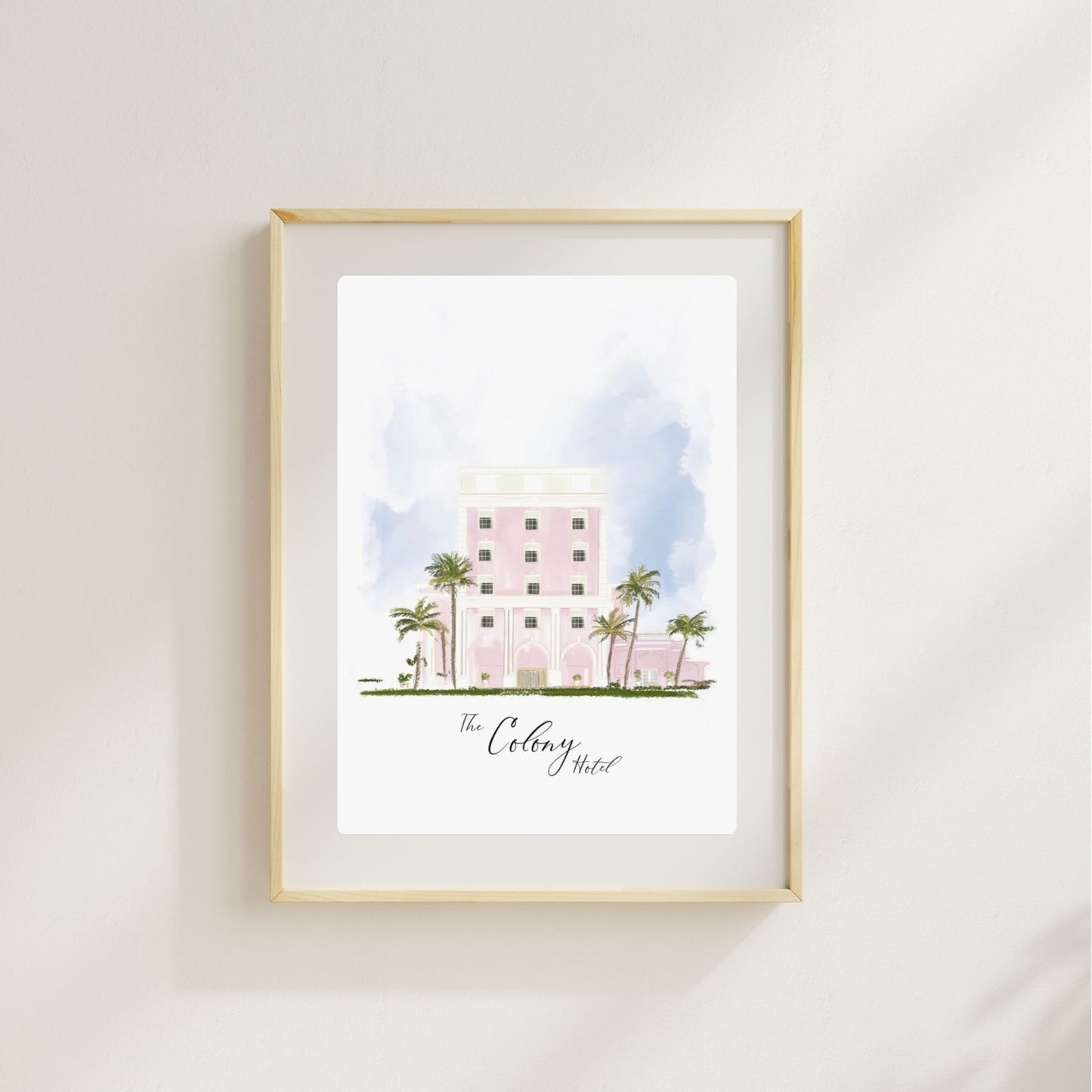 THE COLONY HOTEL - Art Print
