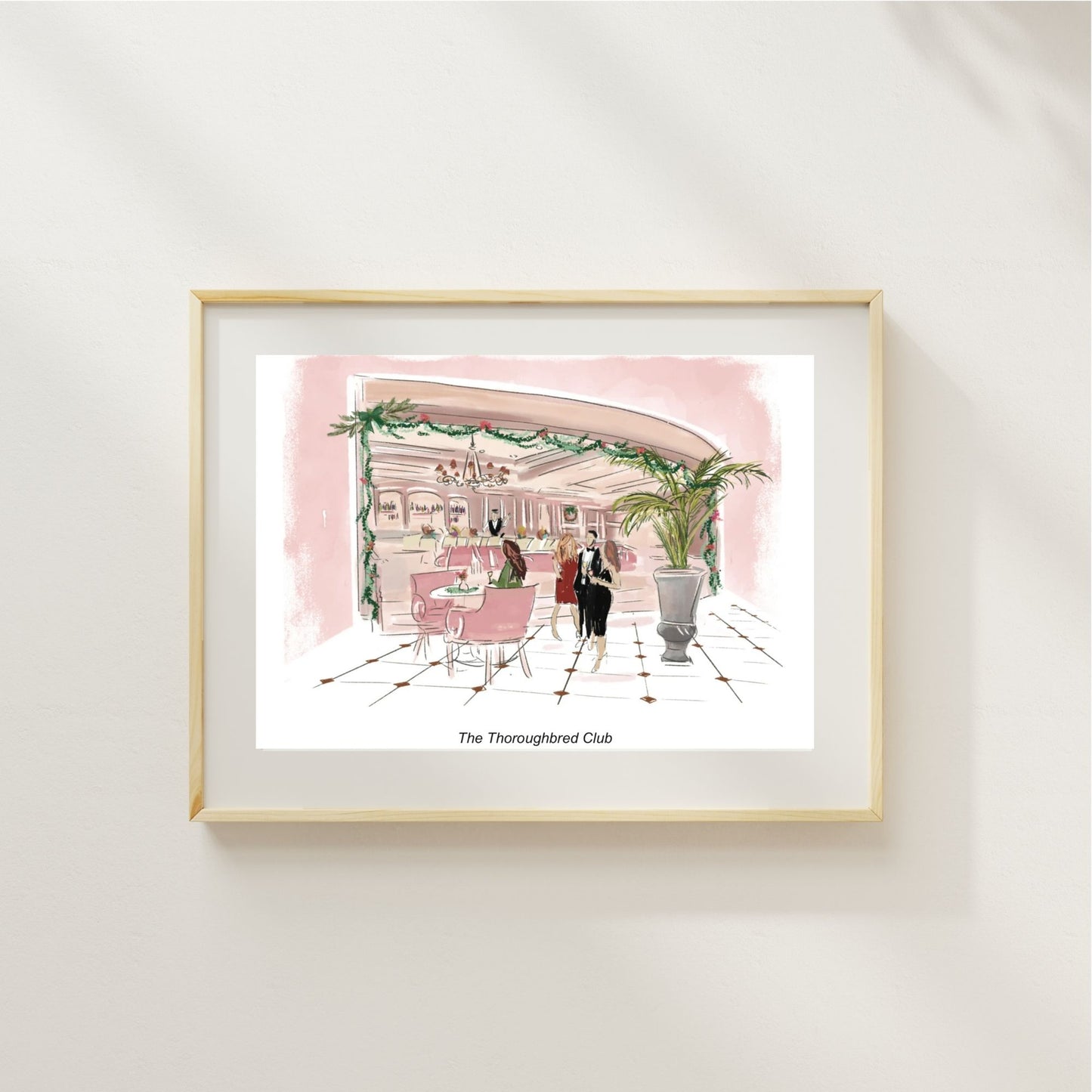 THE THOROUGHBRED CLUB - Art Print
