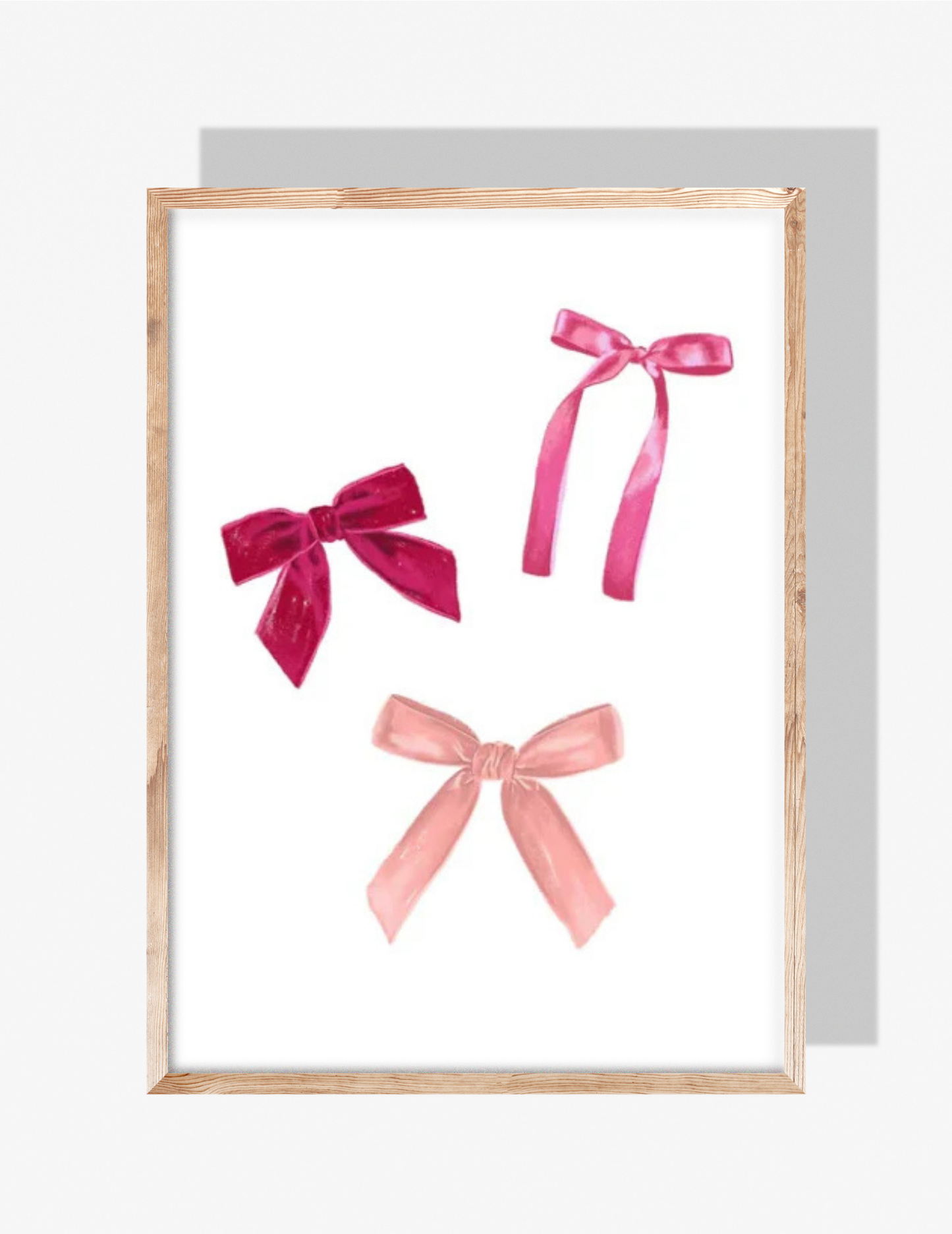 TRIPLE BOW DELIGHT - Art Print