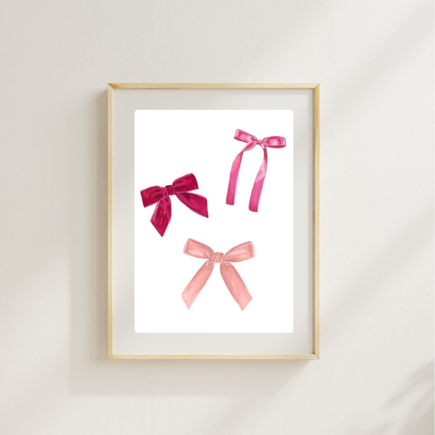TRIPLE BOW DELIGHT - Art Print