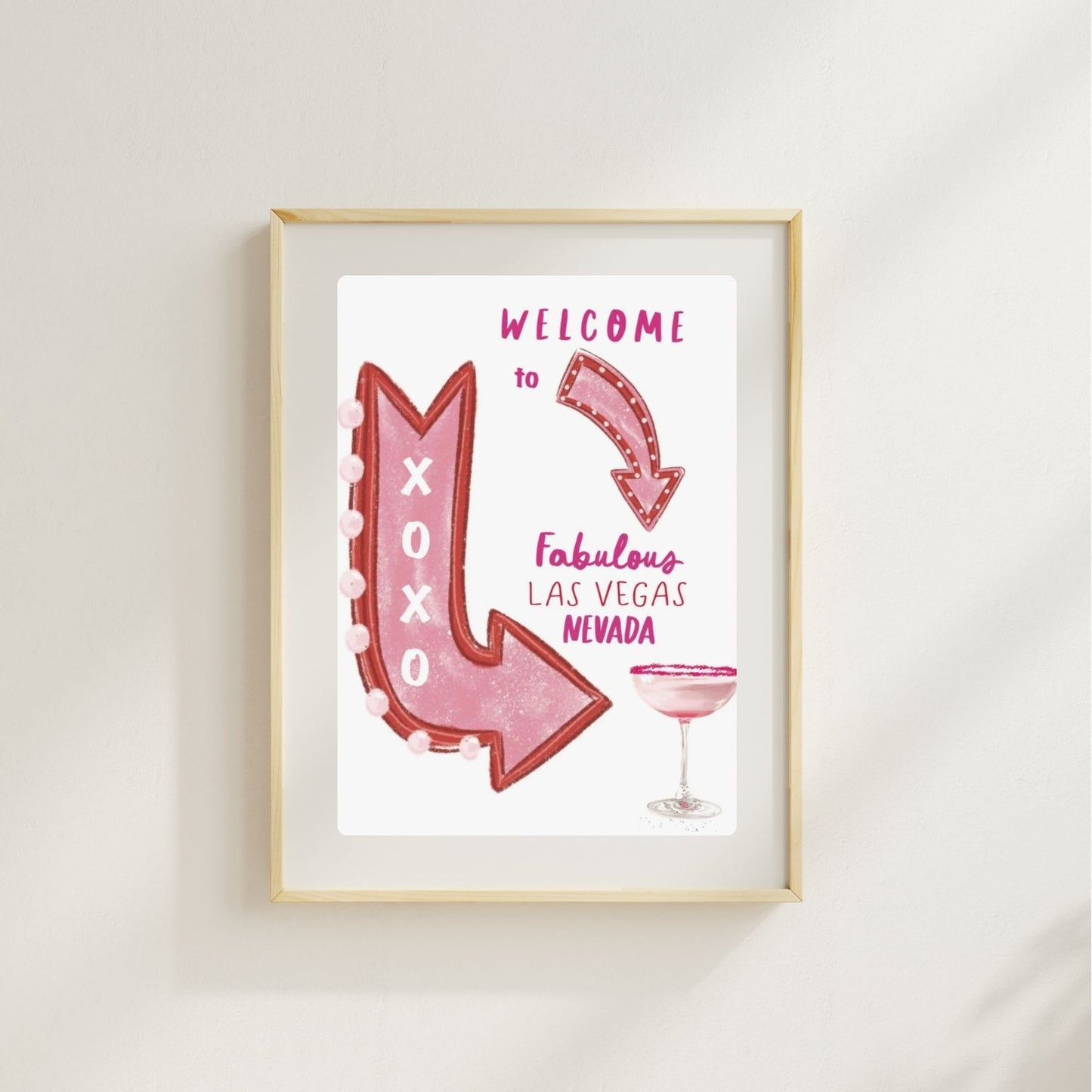 WELCOME TO VEGAS - Art Print