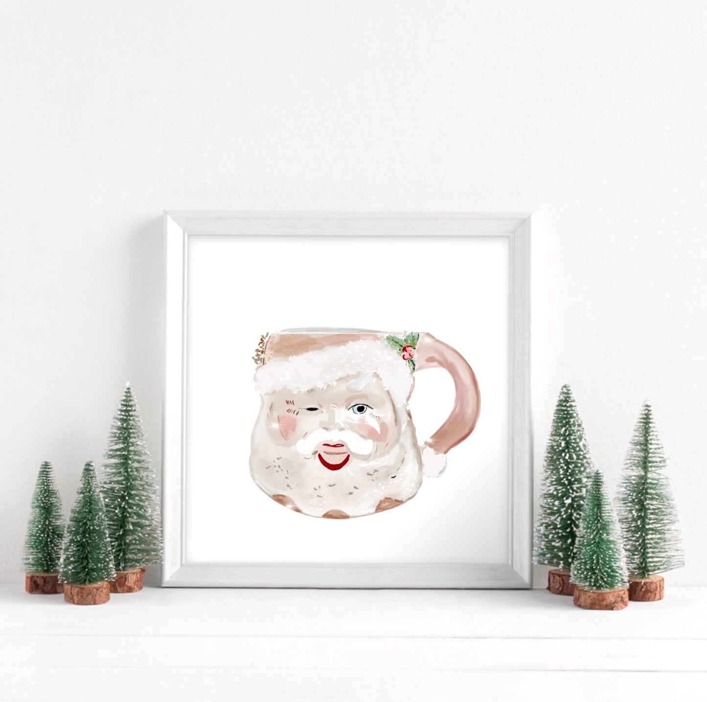 SANTA MUG - Art Print
