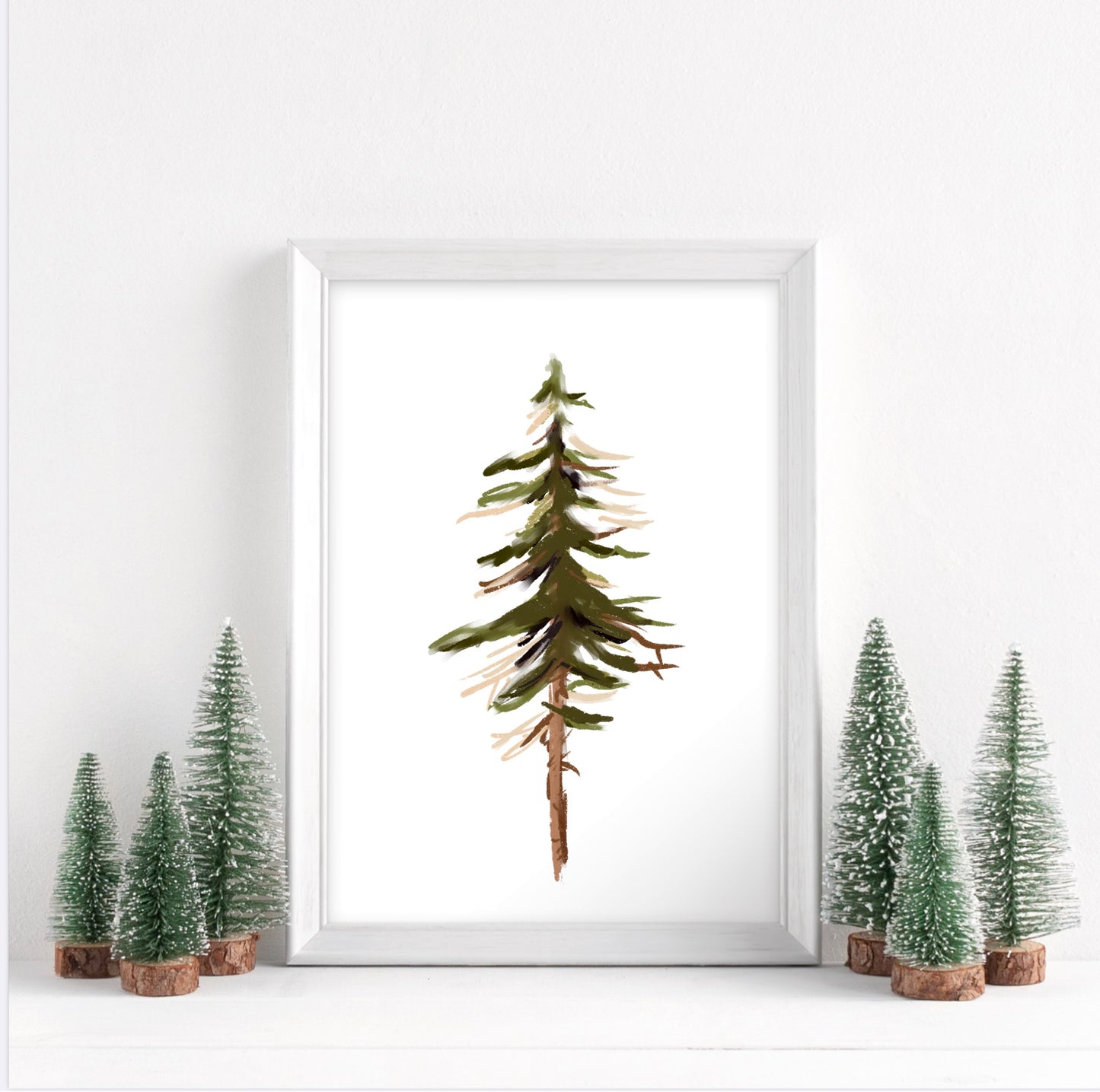 SIMPLE PINE TREE - Art Print