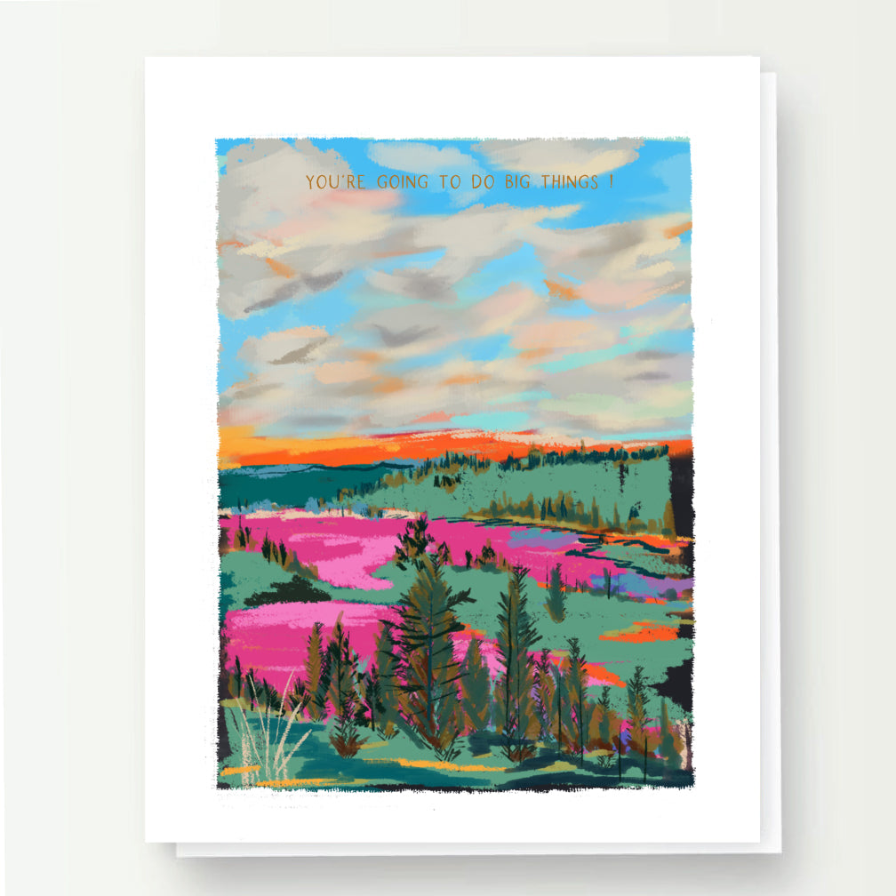 BIG THINGS - Note Card