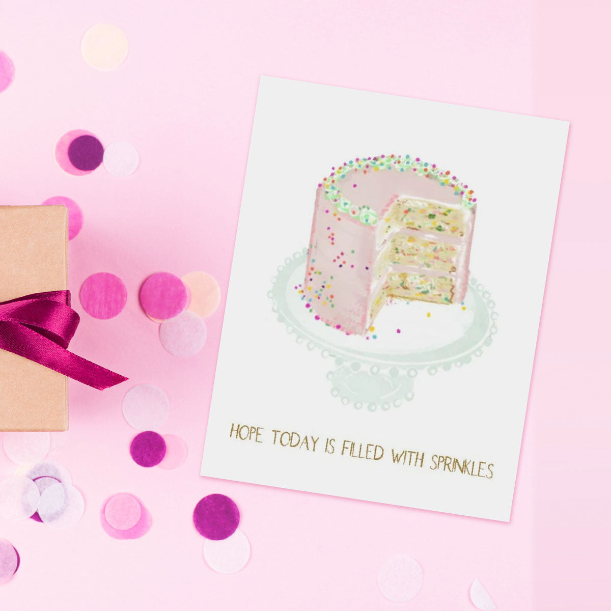 HOPE TODAY IS FILLED WITH SPRINKLES - Note Card