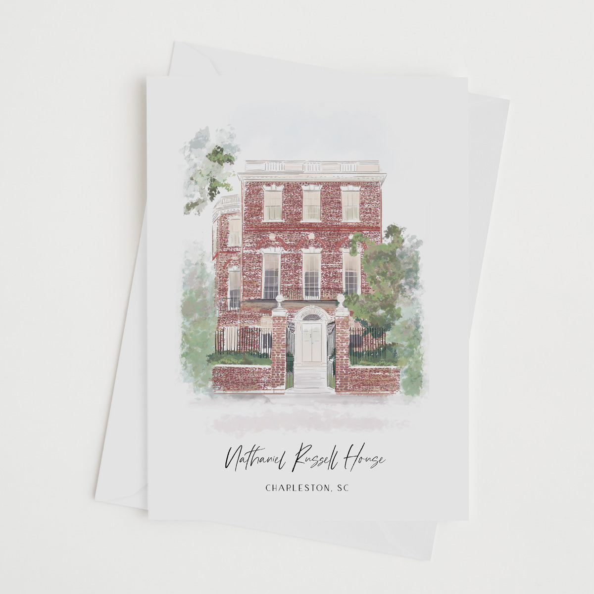 NATHANIEL RUSSELL HOUSE - Note Card