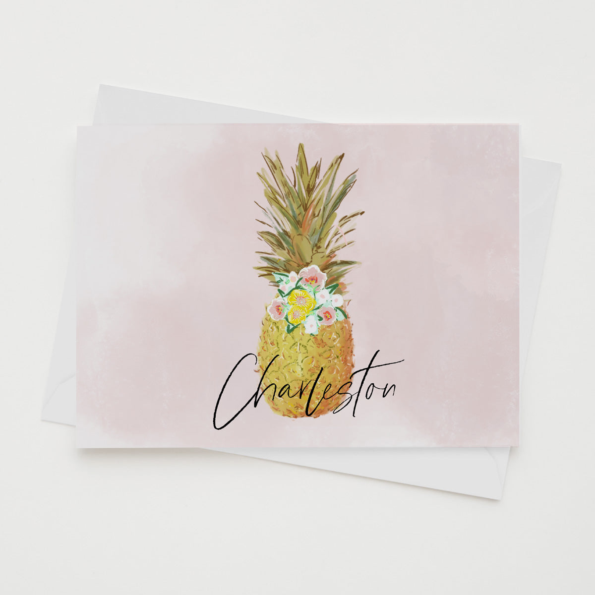 PINK PINEAPPLE - Note Card