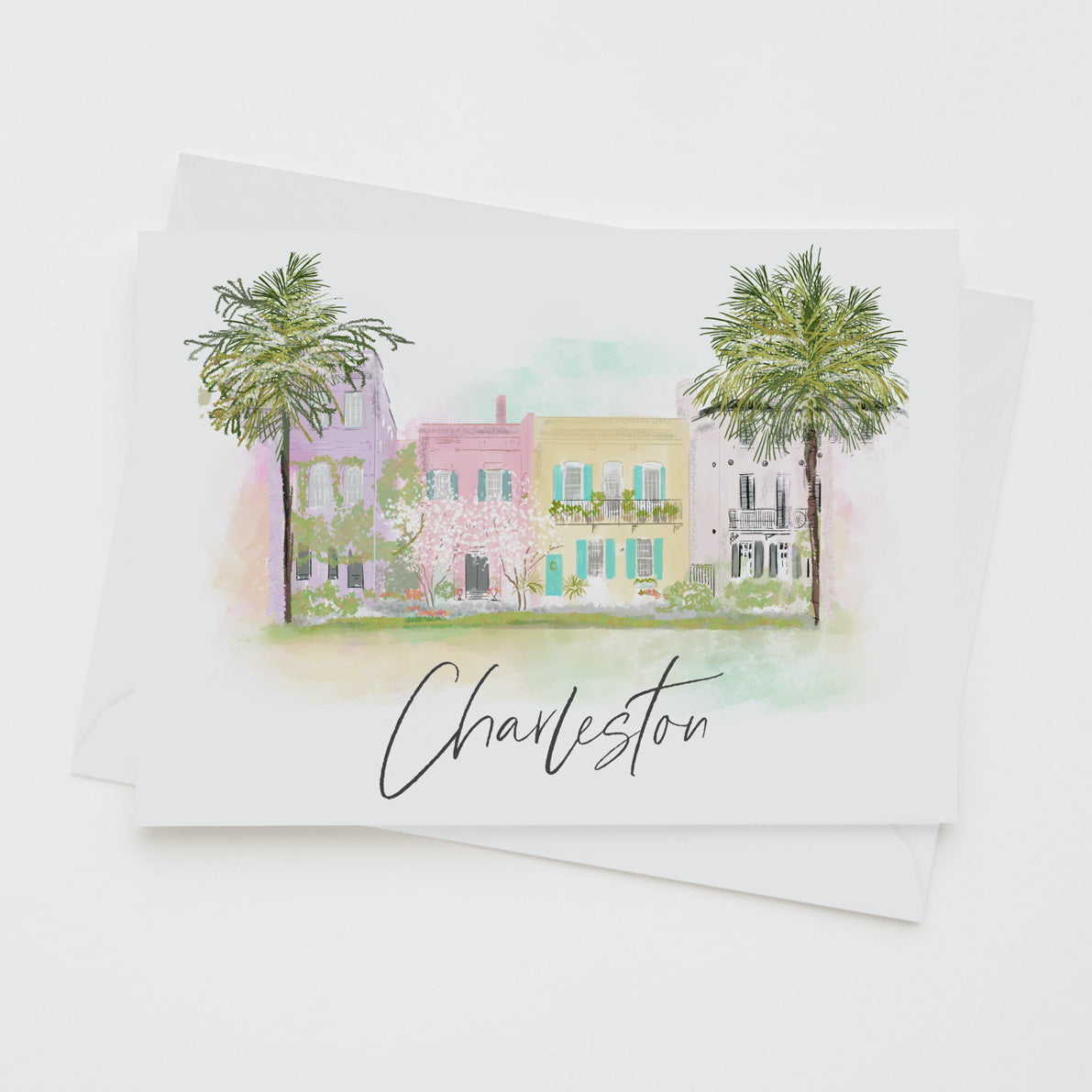 RAINBOW ROW - Note Card