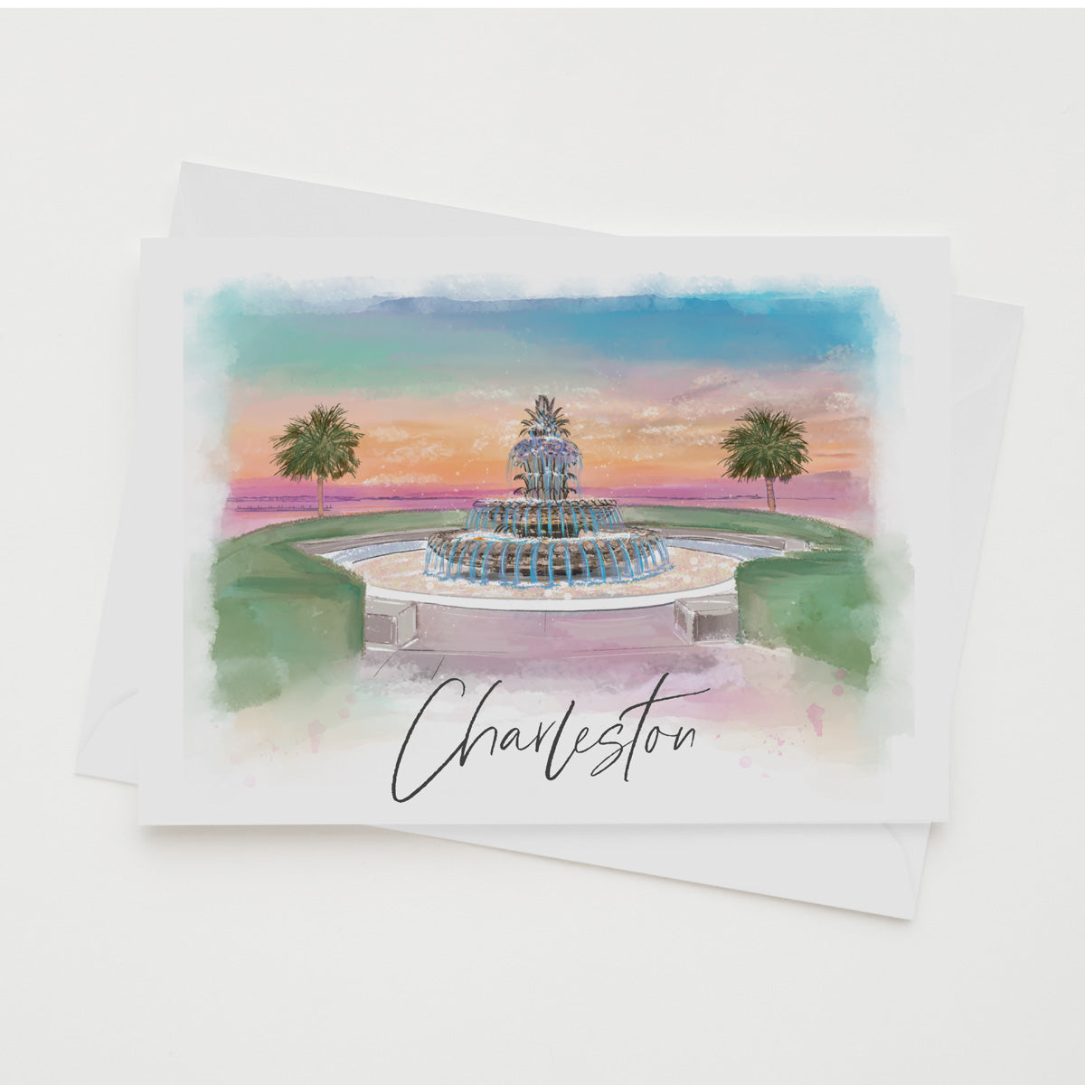 PINEAPPLE FOUNTAIN - Note Card