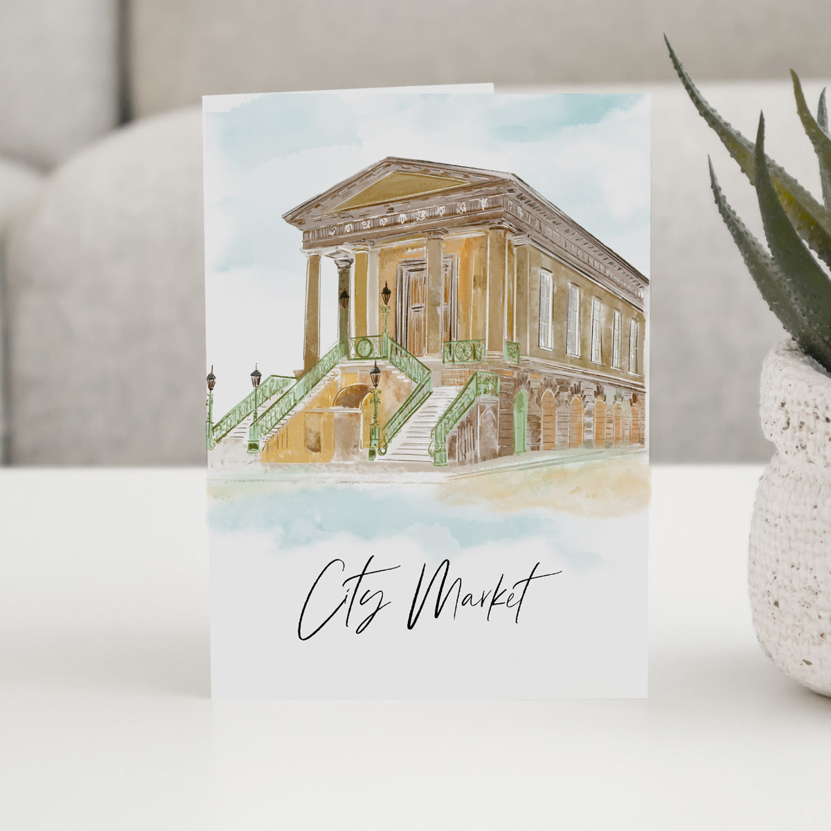CITY MARKET - Note Card