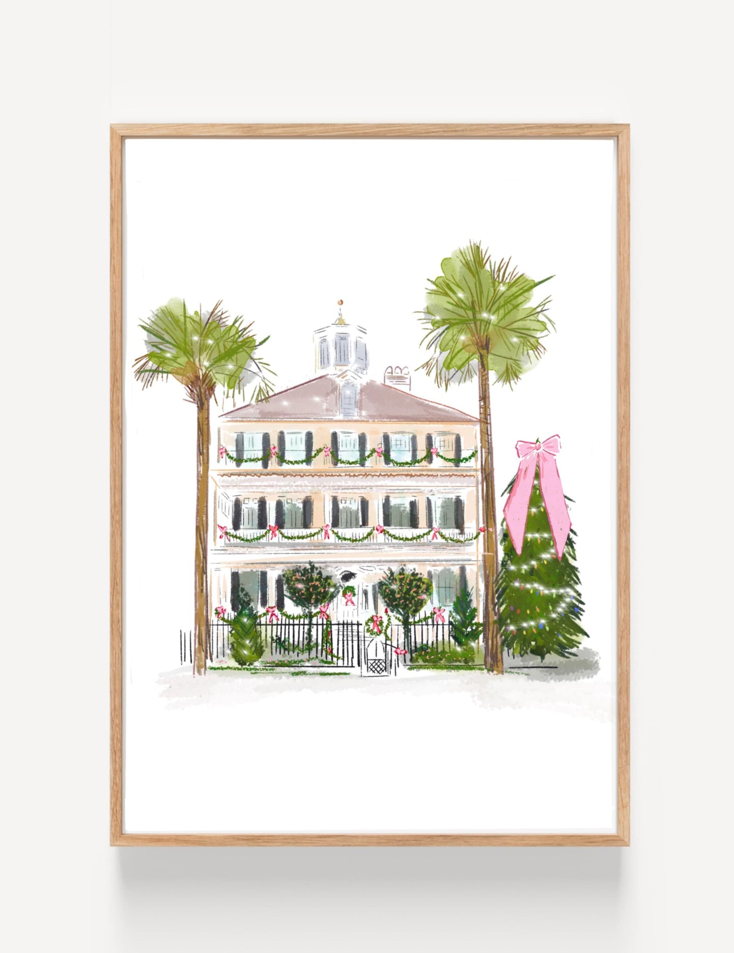 CHRISTMAS ON THE BATTERY - Art Print