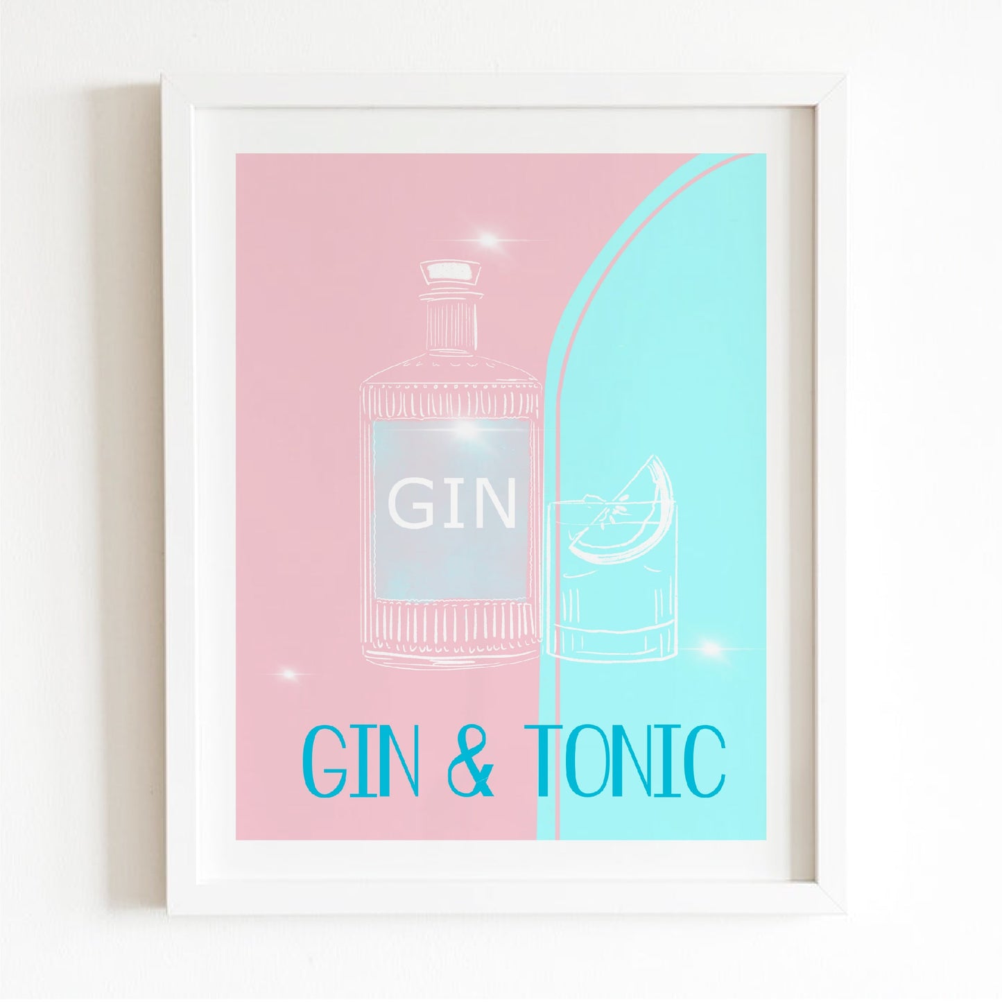 GIN & TONIC - Art Print