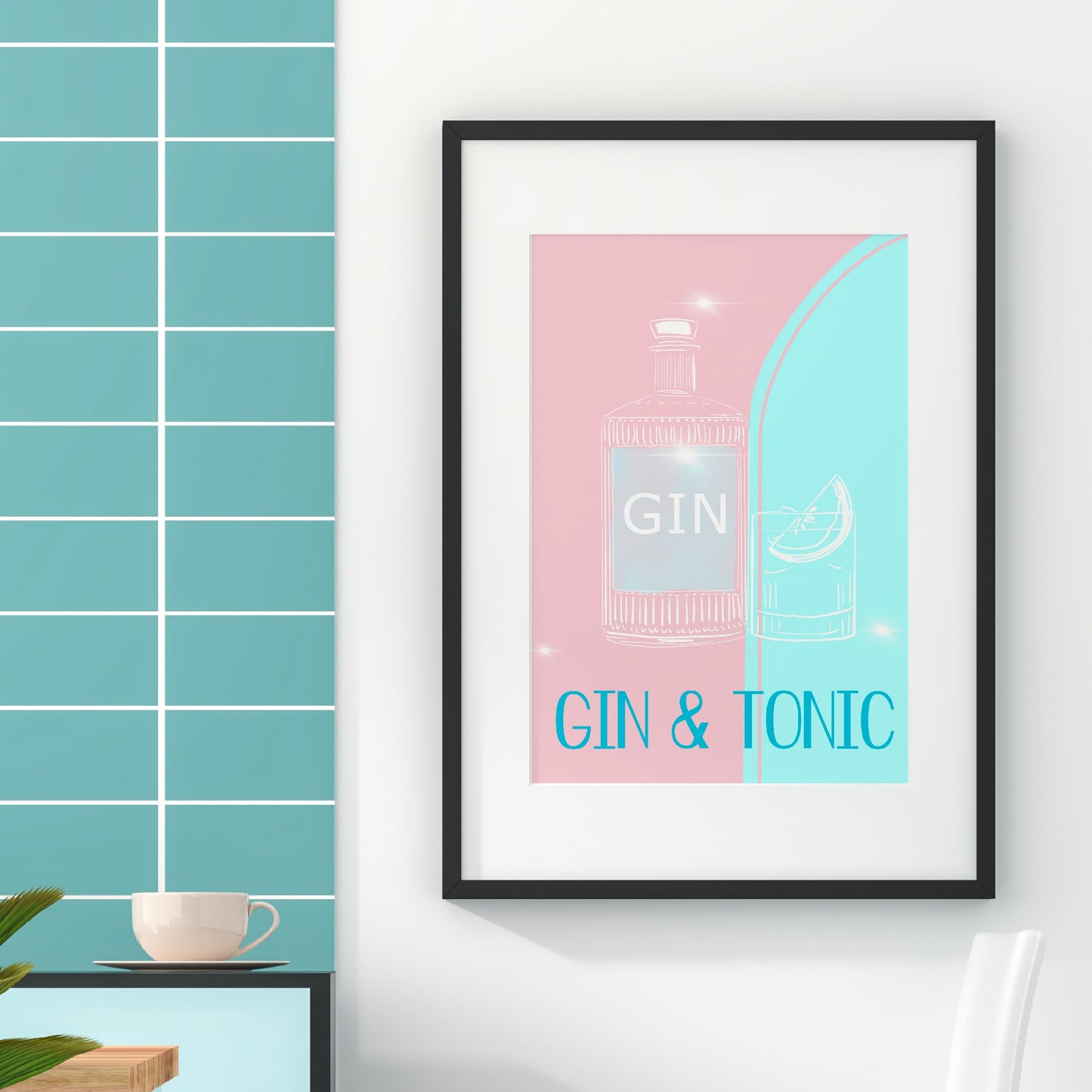 GIN & TONIC - Art Print