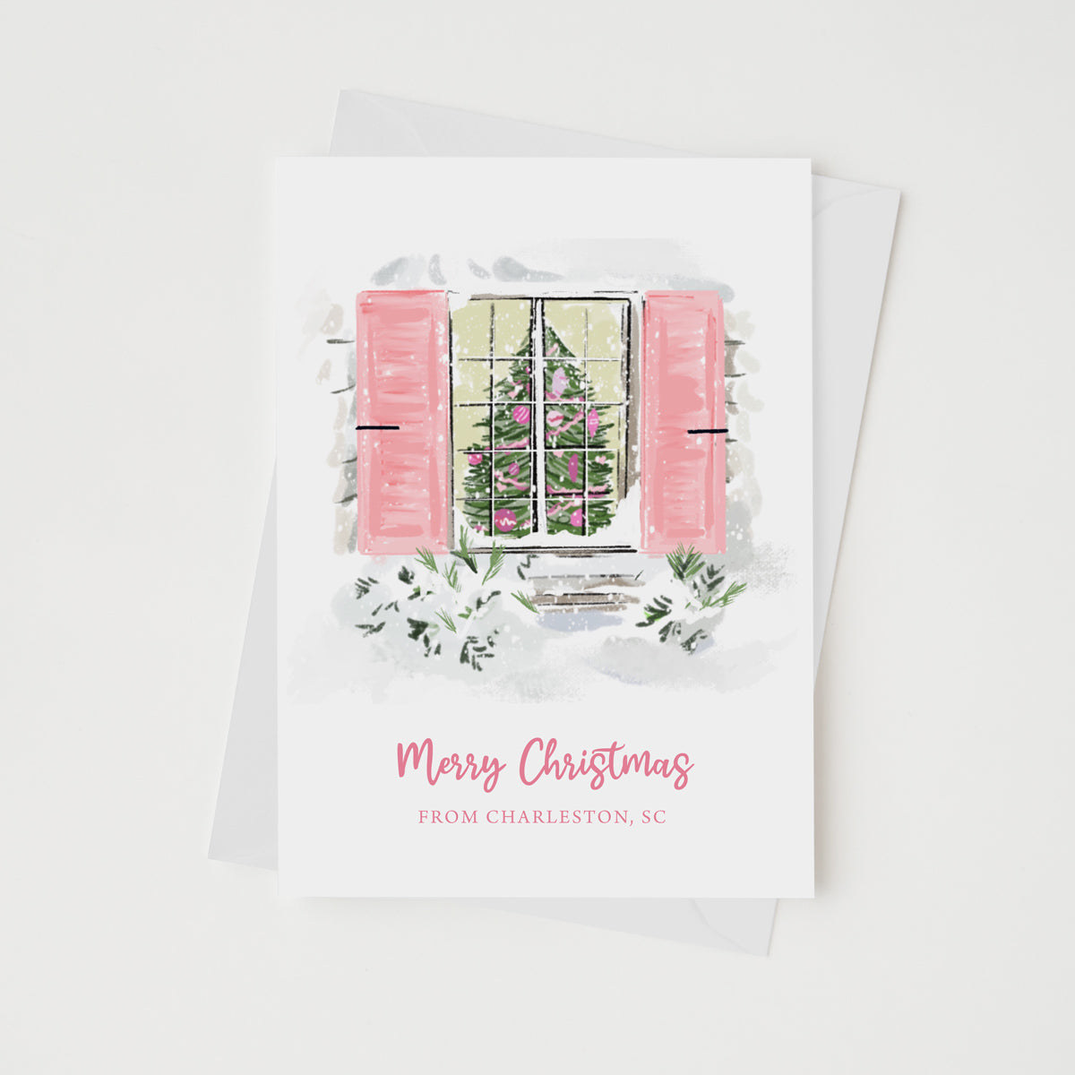 CHRISTMAS WINDOW - Note Card