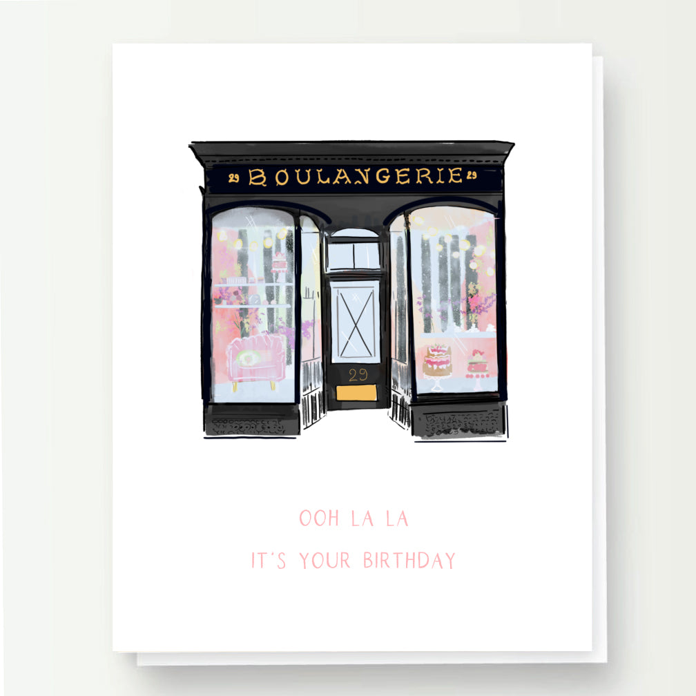 OOH LA LA, IT'S YOUR BIRTHDAY - Note Card
