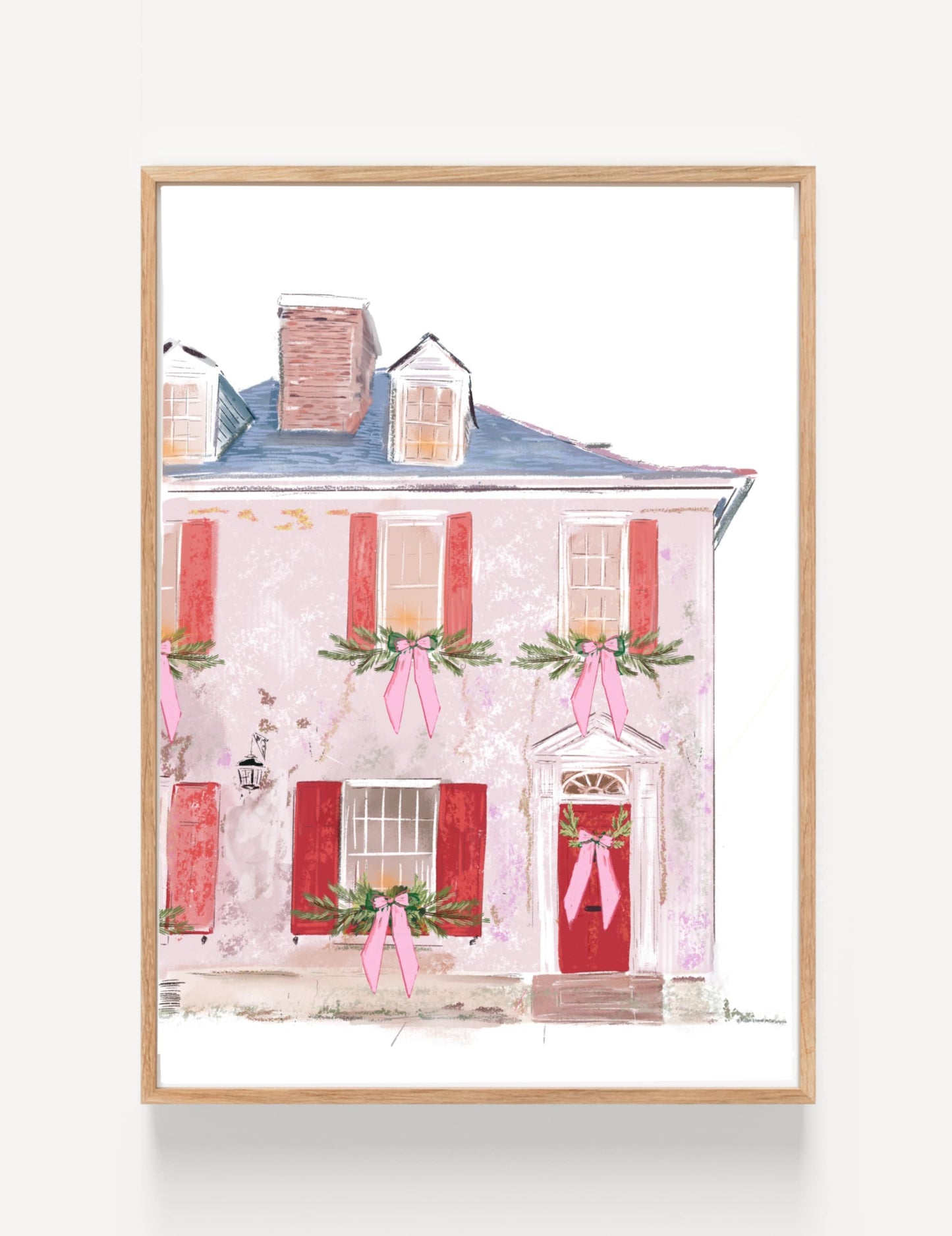 GREENS ON THE PIRATE HOUSE - Art Print