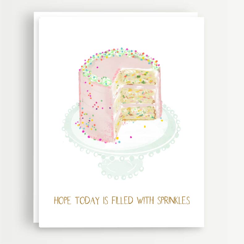 HOPE TODAY IS FILLED WITH SPRINKLES - Note Card