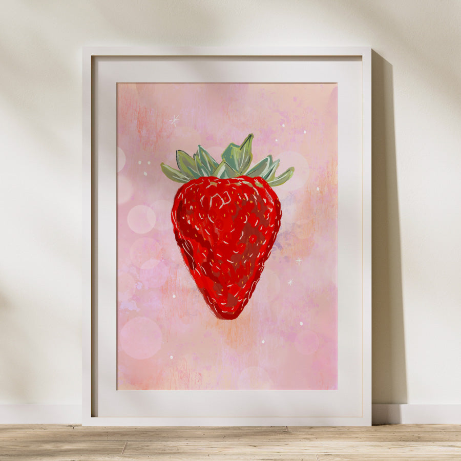 STRAWBERRY - Art Print
