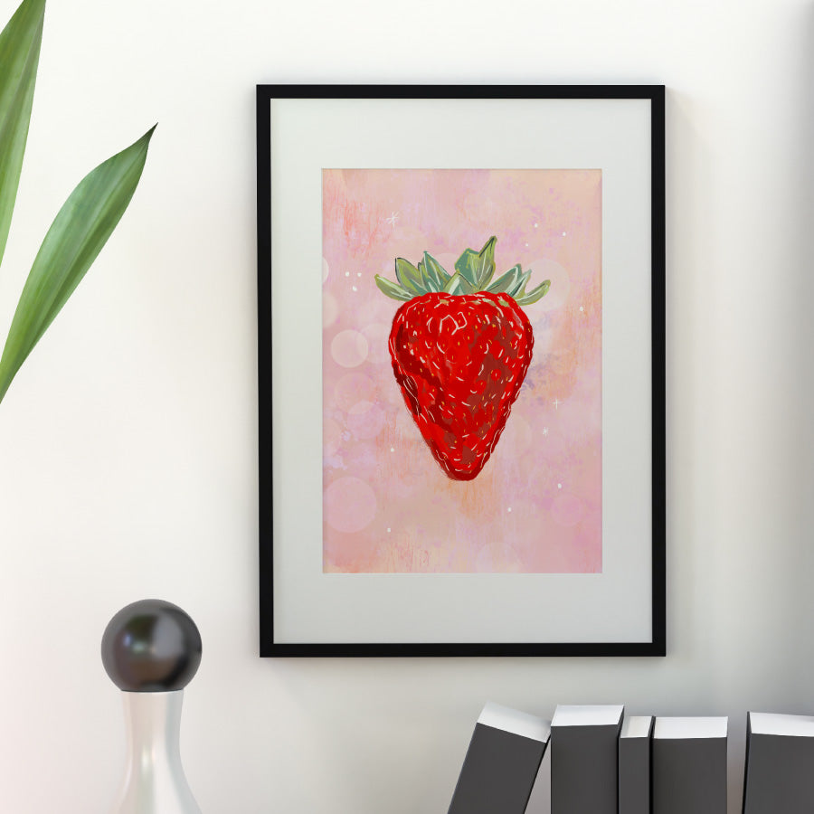 STRAWBERRY - Art Print