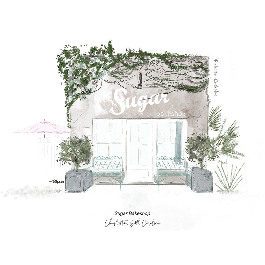 SUGAR BAKESHOP - Art Print