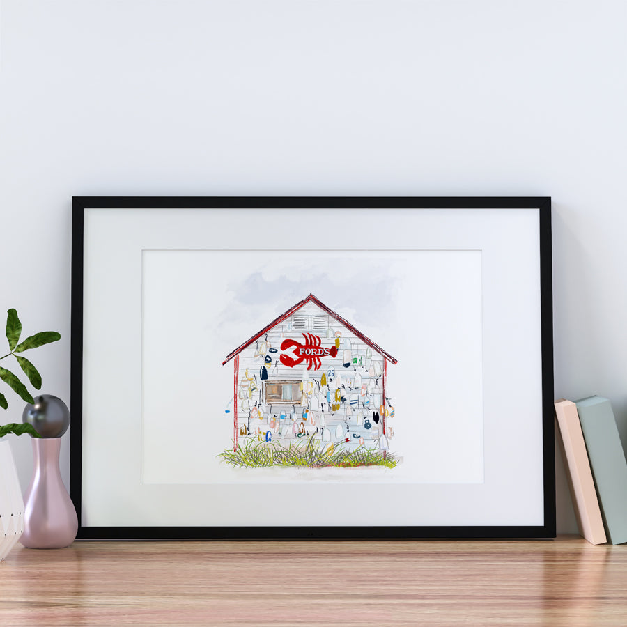 FORD'S LOBSTER, CT - Art Print
