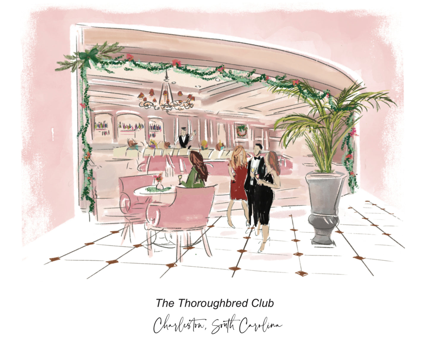 THE THOROUGHBRED CLUB - Art Print
