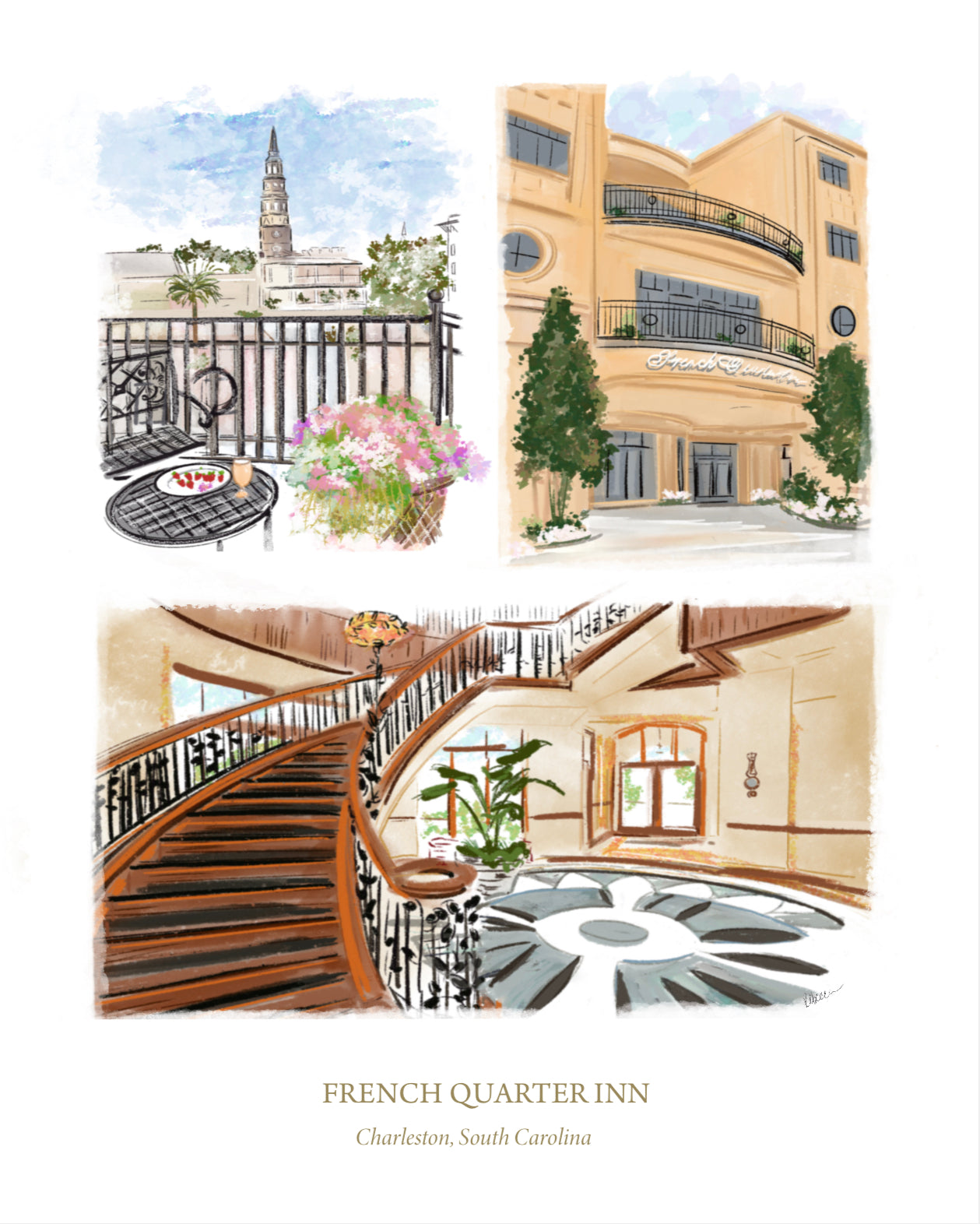 THE FRENCH QUARTER - Art Print