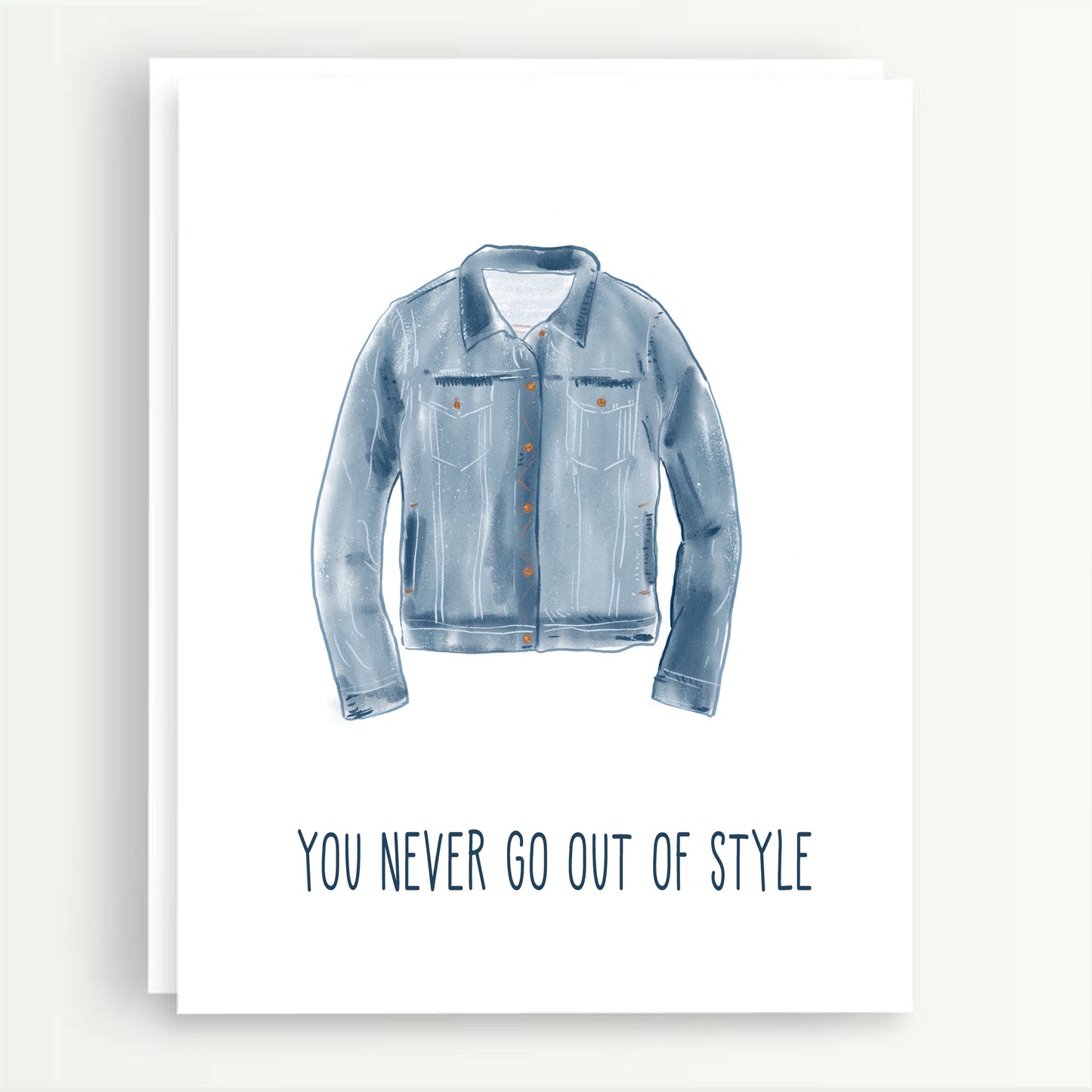 GOOD JEANS - Note Card