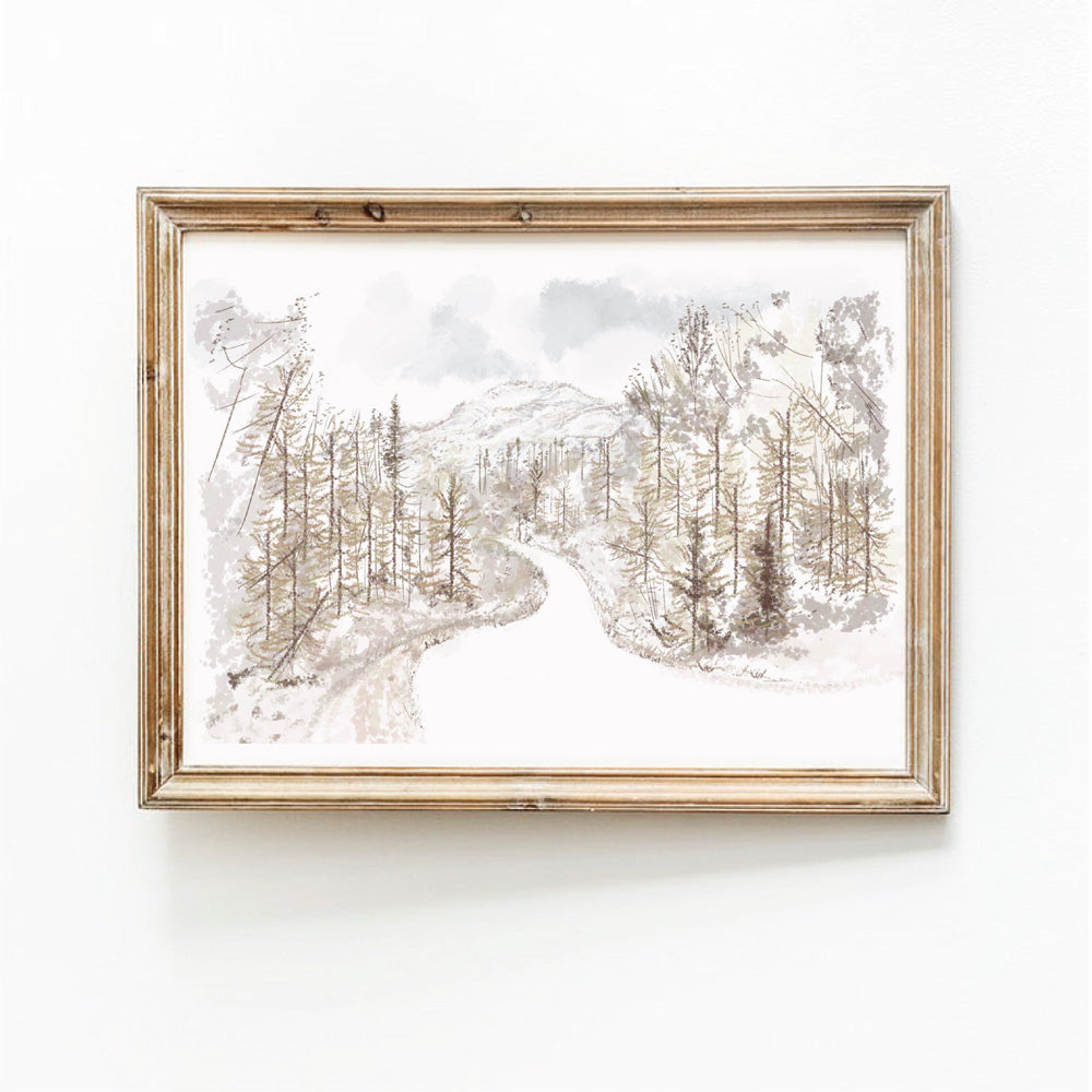 THANKSGIVING ROAD - Art Print