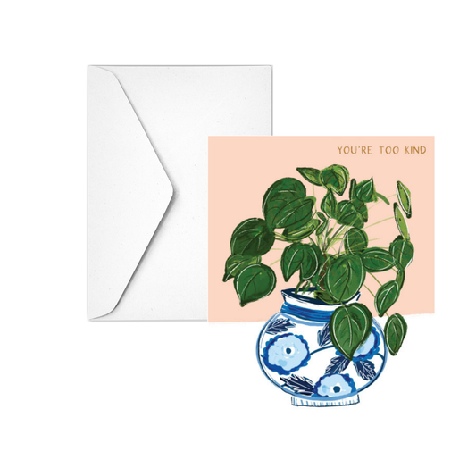 TOO KIND - Note Card