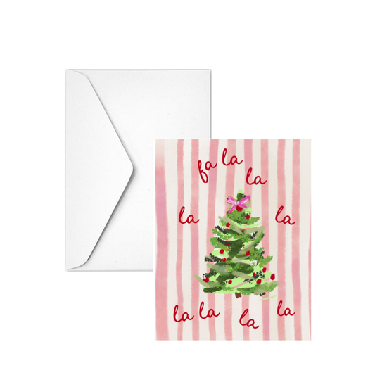 FA LA LA - Note Card