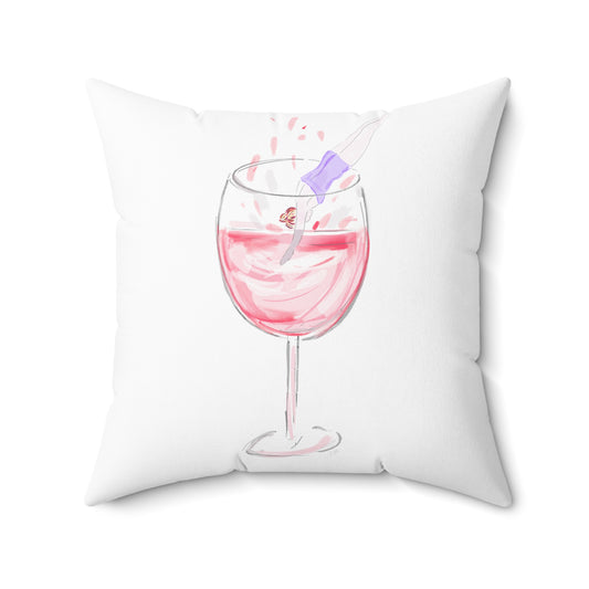 CHAMPAGNE GLASS DIVER - Pillow